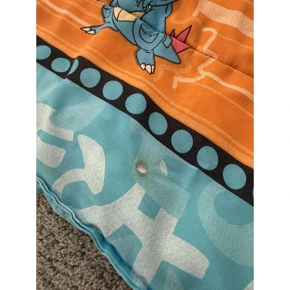 Vintage 1998 Pokemon Bed Comforter Blanket Nintendo Rare Video Game Twin Size